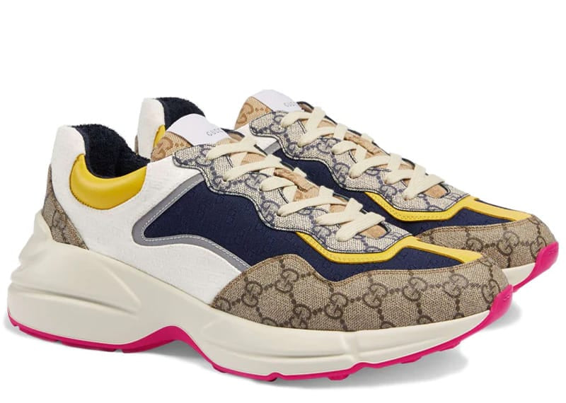 Gucci GG Rhyton Beige White Yellow