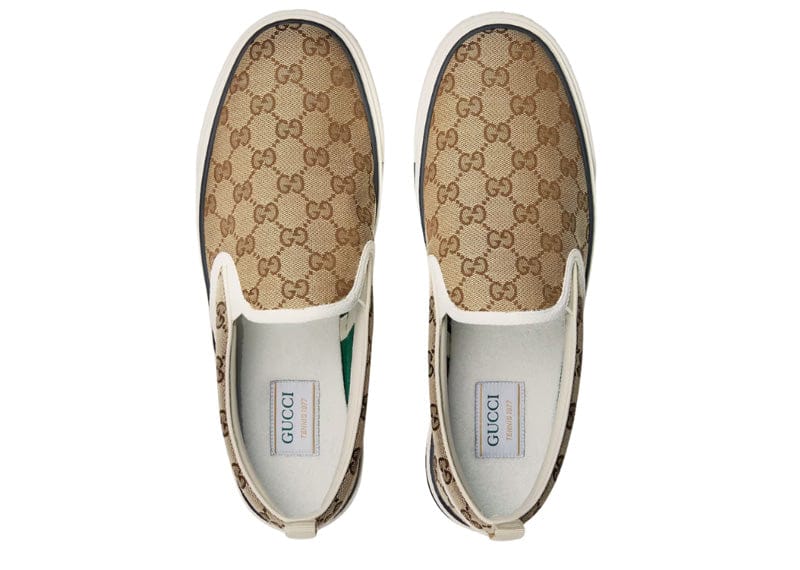 Gucci GG Tennis 1977 Slip-On Sneaker Beige