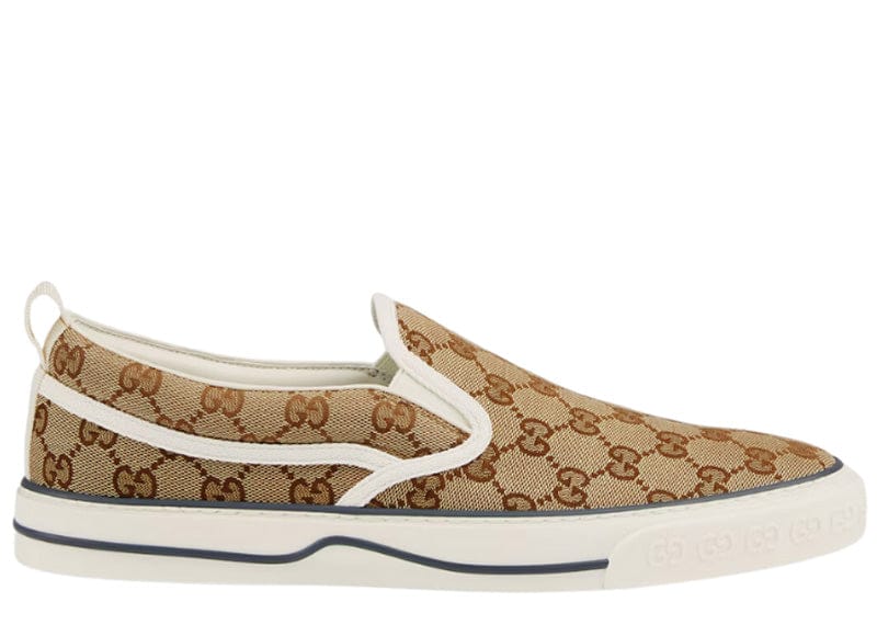 Gucci GG Tennis 1977 Slip-On Sneaker Beige