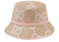 Gucci Jumbo GG Bucket Hat Beige/Light Pink