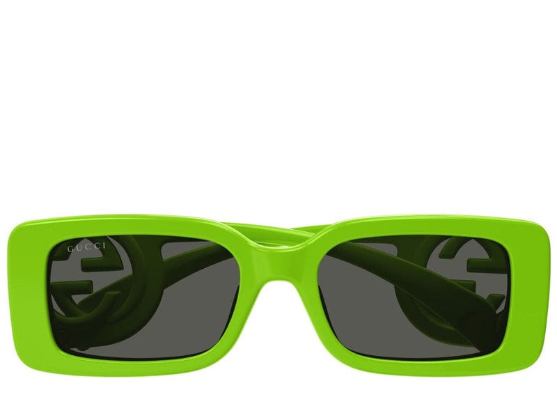 Gucci Rectangle Frame Sunglasses Green/Black (GG1325S-009-54)