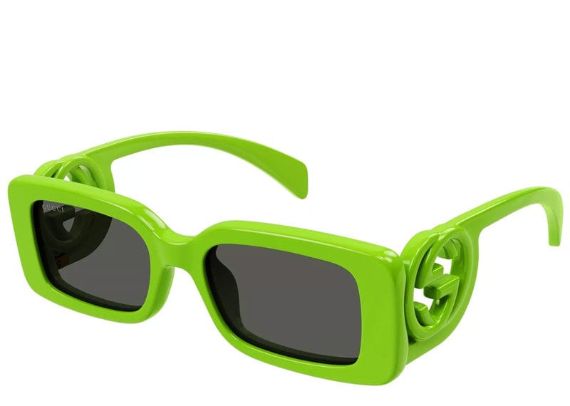 Gucci Rectangle Frame Sunglasses Green/Black (GG1325S-009-54)