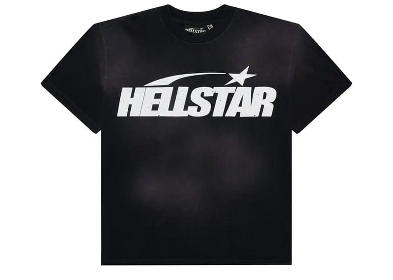 Hellstar Classic Logo Gel Print T-shirt Black