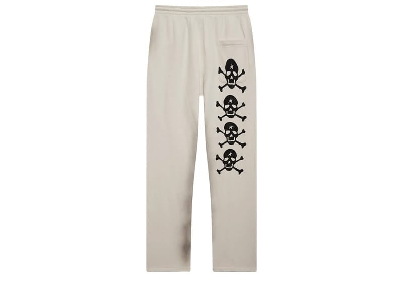 Hellstar If You Dont Like Us Beat Us Track Trousers - Cream