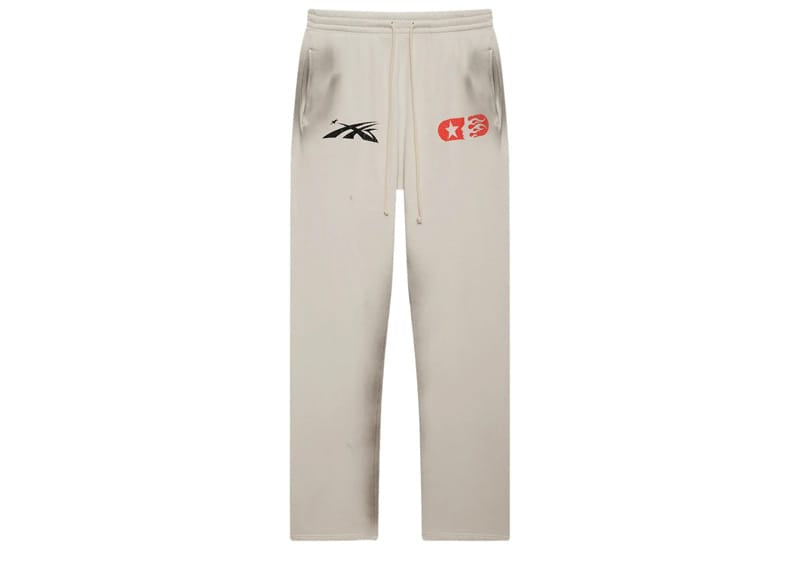 Hellstar If You Dont Like Us Beat Us Track Trousers - Cream