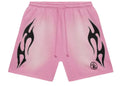 Hellstar Sports Flame Shorts Pink