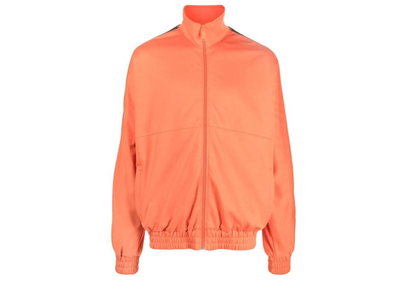 Heron Preston Logo Tape Zip-Up Track Jacket Orange