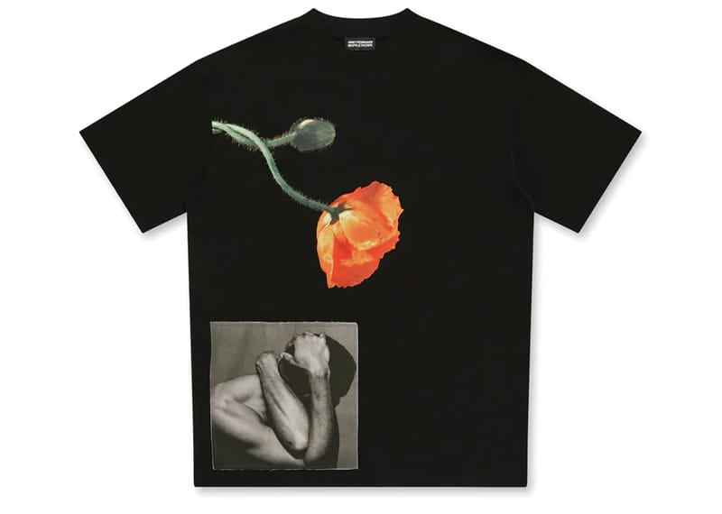 Honey Fucking Dijon x Robert Mapplethorpe Poppy Tee Black