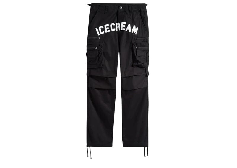 ICE CREAM Coco Cargo Pants Black