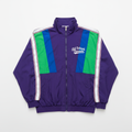 Old School Threads Retro Tracksuit Top flat lay