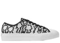 Jimmy Choo Palma/M Distorted Logo Jacquard Sneakers White/Black