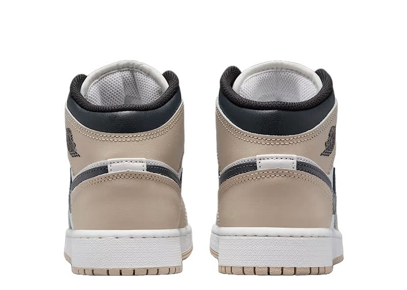 Jordan 1 Mid White Off Noir Rattan (GS)