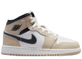 Jordan 1 Mid White Off Noir Rattan (GS)