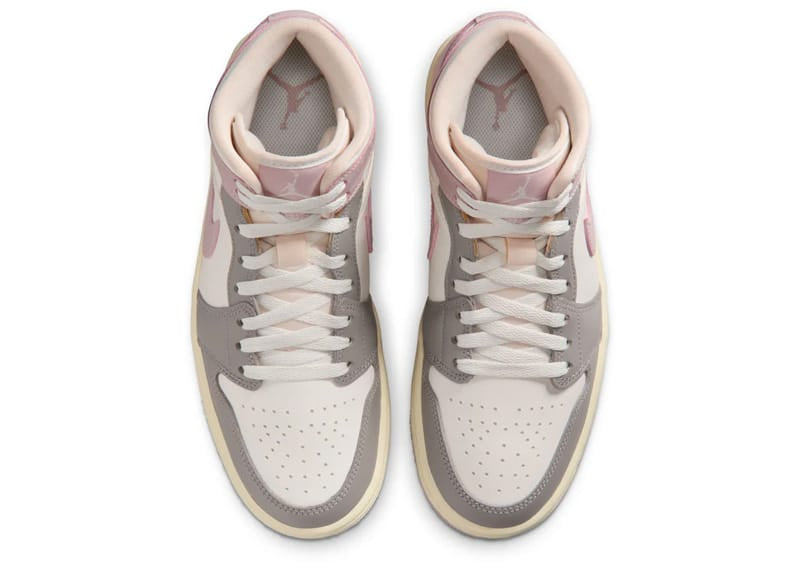 Air Jordan 1 Mid Sail Enigma Stone (W)