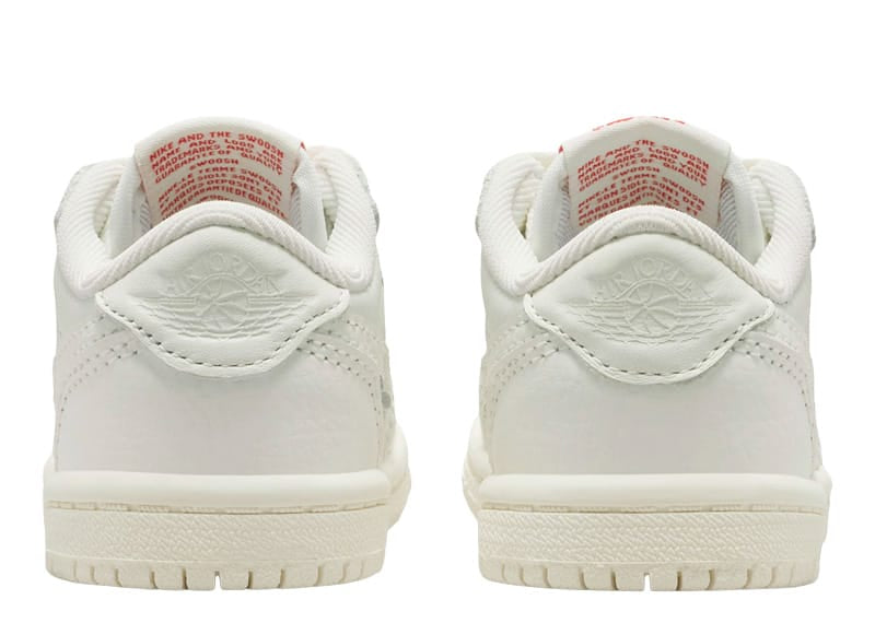 Air Jordan 1 Retro Low Sail/University Red (TD)