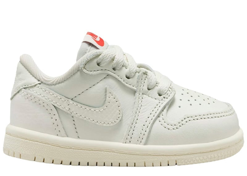 Air Jordan 1 Retro Low Sail/University Red (TD)