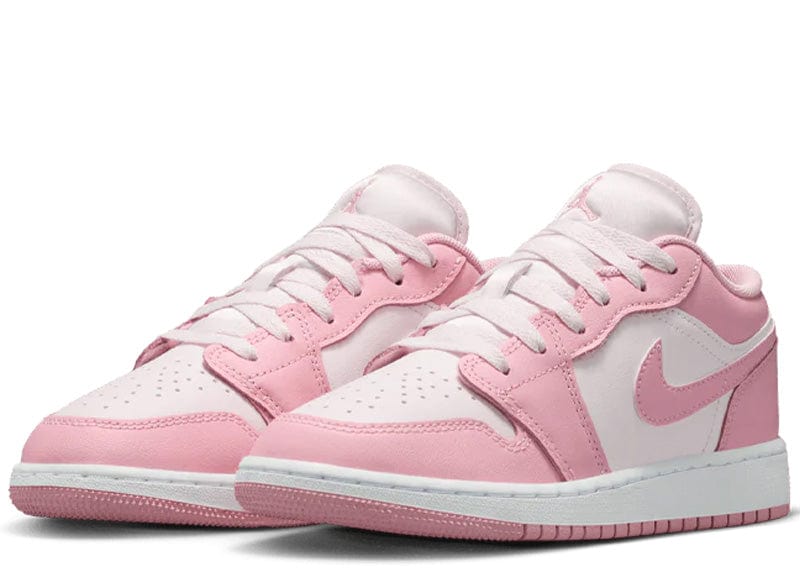 Air Jordan 1 Low Medium Soft Pink White (GS)