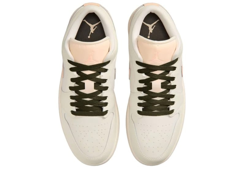 Jordan 1 Low Sail Crimson Tint Khaki (Women's)
