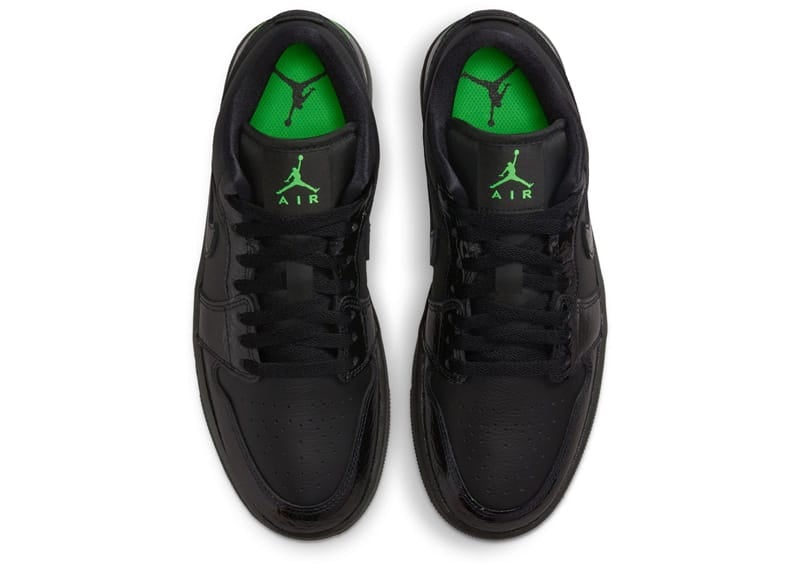 Jordan 1 Low SE Black Croc Scream Green (Women's)