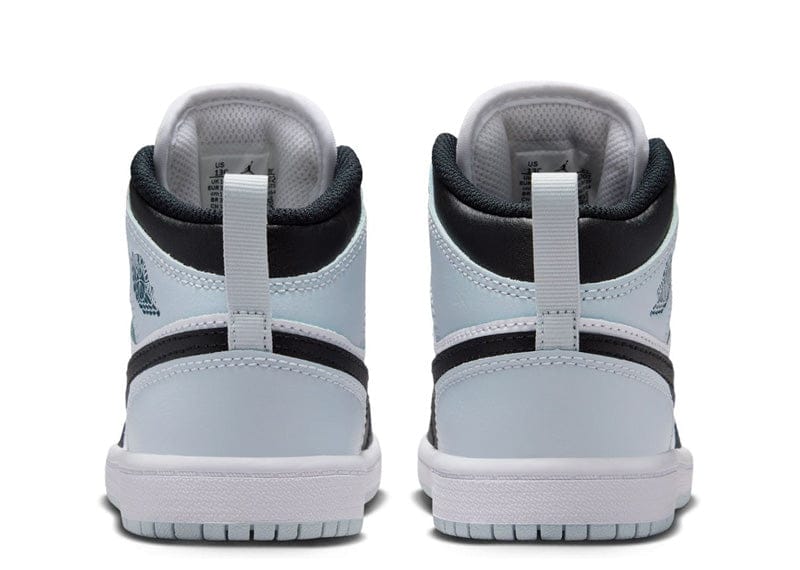 Jordan 1 Mid Black Aura Squadron Blue (PS)