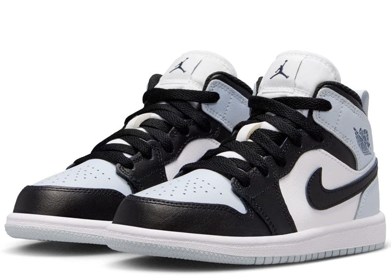 Jordan 1 Mid Black Aura Squadron Blue (PS)