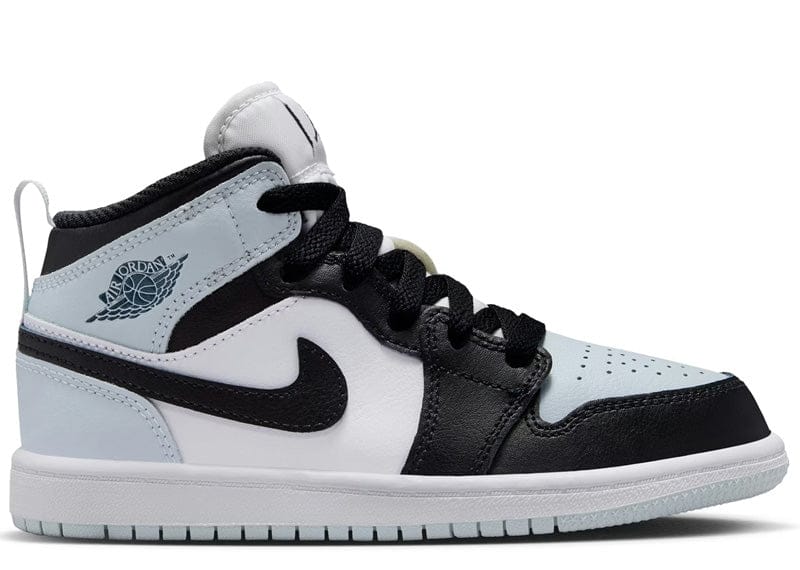 Jordan 1 Mid Black Aura Squadron Blue (PS)