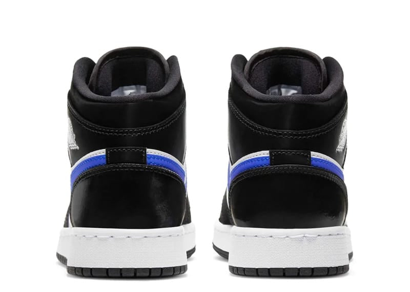 Jordan 1 Mid Black Racer Blue White (GS)