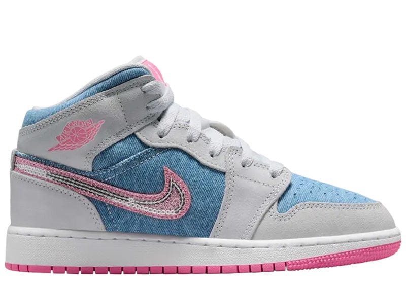 Jordan 1 Mid Denim Sequin (GS)