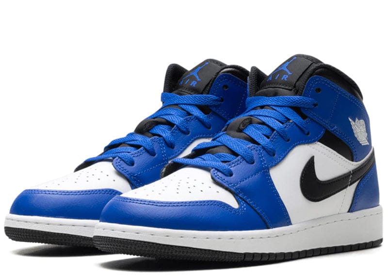 Jordan 1 Mid Game Royal White Black (GS)