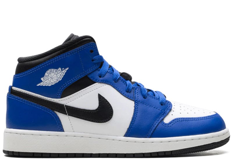Jordan 1 Mid Game Royal White Black (GS)