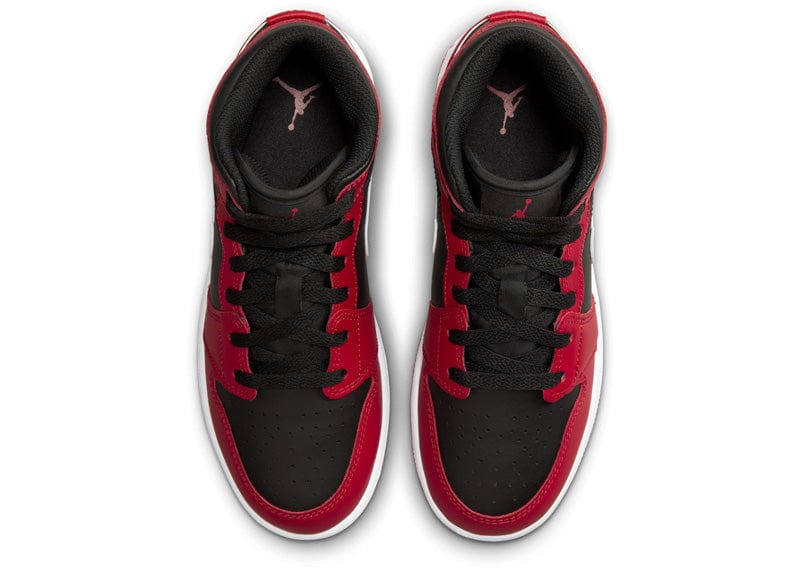 Jordan 1 Mid Gym Red Black White (GS)