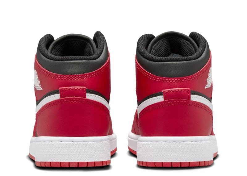 Jordan 1 Mid Gym Red Black White (GS)