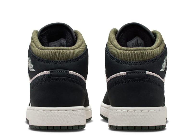 Jordan 1 Mid Off Noir Medium Olive (GS)