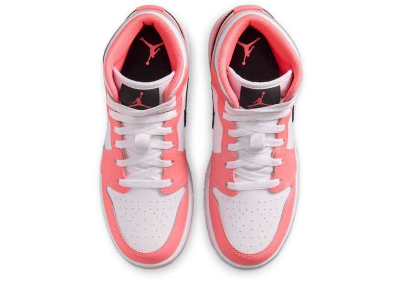 Jordan 1 Mid Pink Gaze (GS)