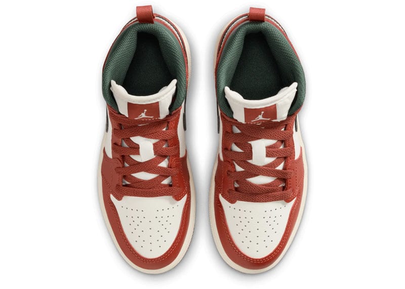 Jordan 1 Mid Redstone Midnight Green (PS)