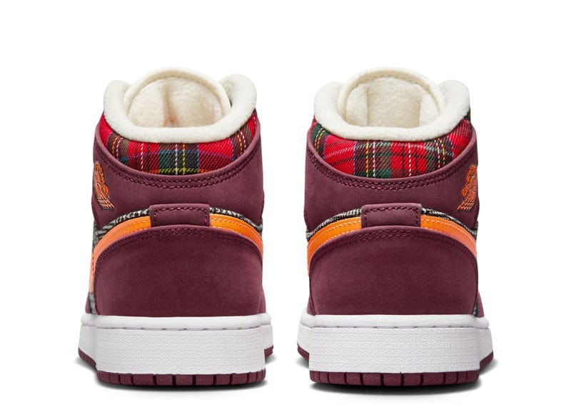 Jordan 1 Mid SE Plaid (GS)