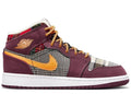 Jordan 1 Mid SE Plaid (GS)