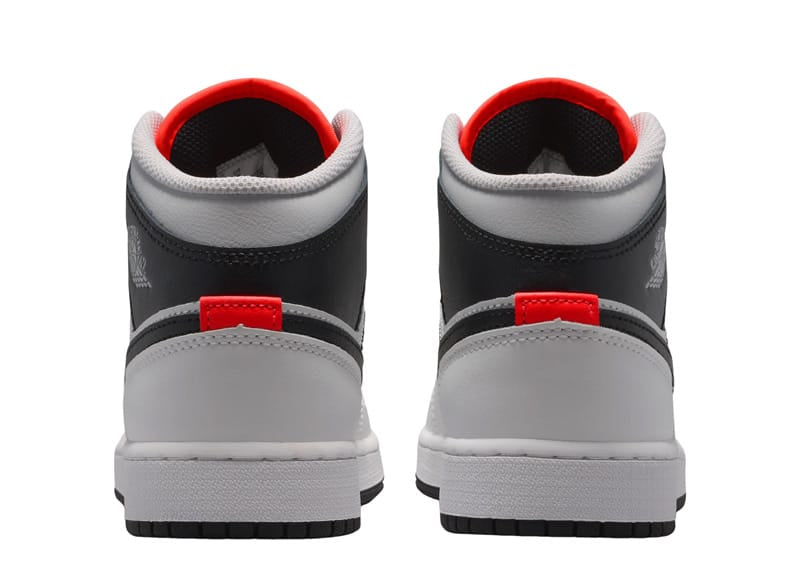 Jordan 1 Mid Summit White Infrared Black (GS)
