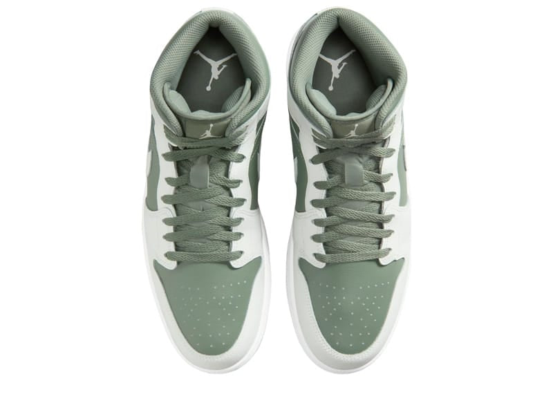Jordan 1 Mid Summit White Vintage Lichen