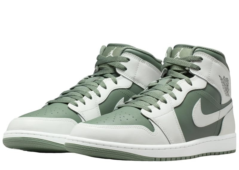 Jordan 1 Mid Summit White Vintage Lichen