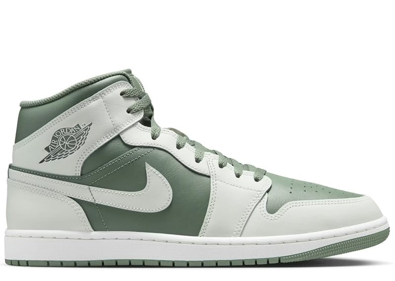 Jordan 1 Mid Summit White Vintage Lichen