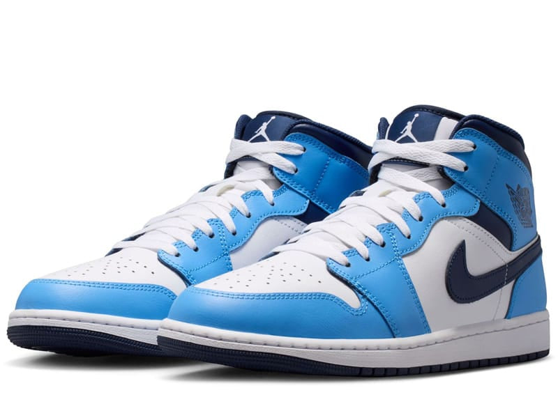 Jordan 1 Mid University Blue Midnight Navy