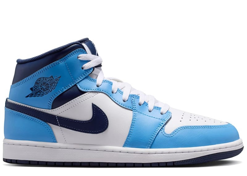 Jordan 1 Mid University Blue Midnight Navy