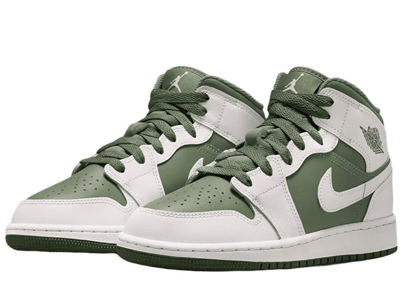 Jordan 1 Mid Vintage Lichen (GS)