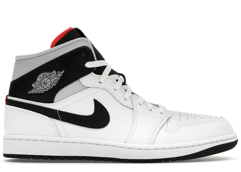 Jordan 1 Mid White Neutral Grey Infrared