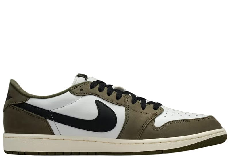 Air Jordan 1 Retro Low Medium Olive Summit White Sail Black