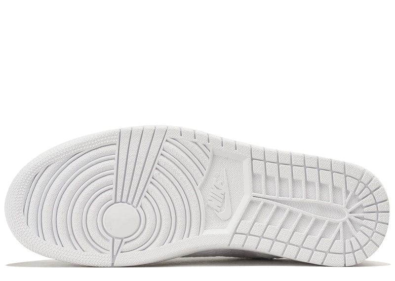 Jordan 1 Retro Low Swooshless Triple White (2025)