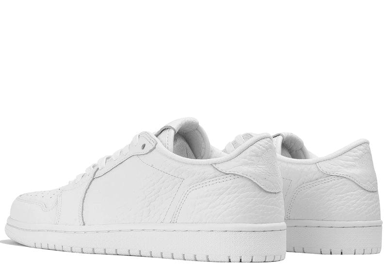 Jordan 1 Retro Low Swooshless Triple White (2025)