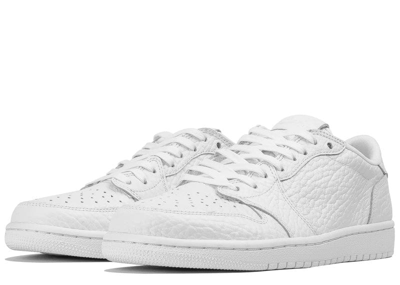 Jordan 1 Retro Low Swooshless Triple White (2025)