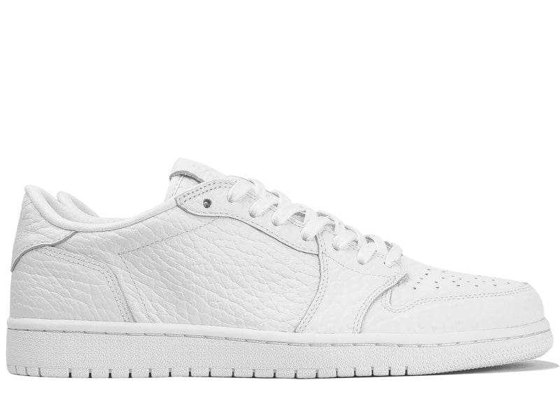 Jordan 1 Retro Low Swooshless Triple White (2025)